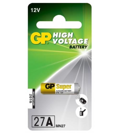 GP Batteries GP27A-C1 12V Specialist Alkaline Battery Carded 1